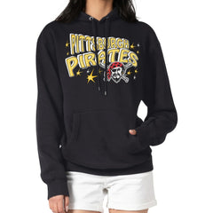 MLB Pittsburgh Pirates Starter Women's Fireworks Fleece Tri-Blend Pullover Hoodie