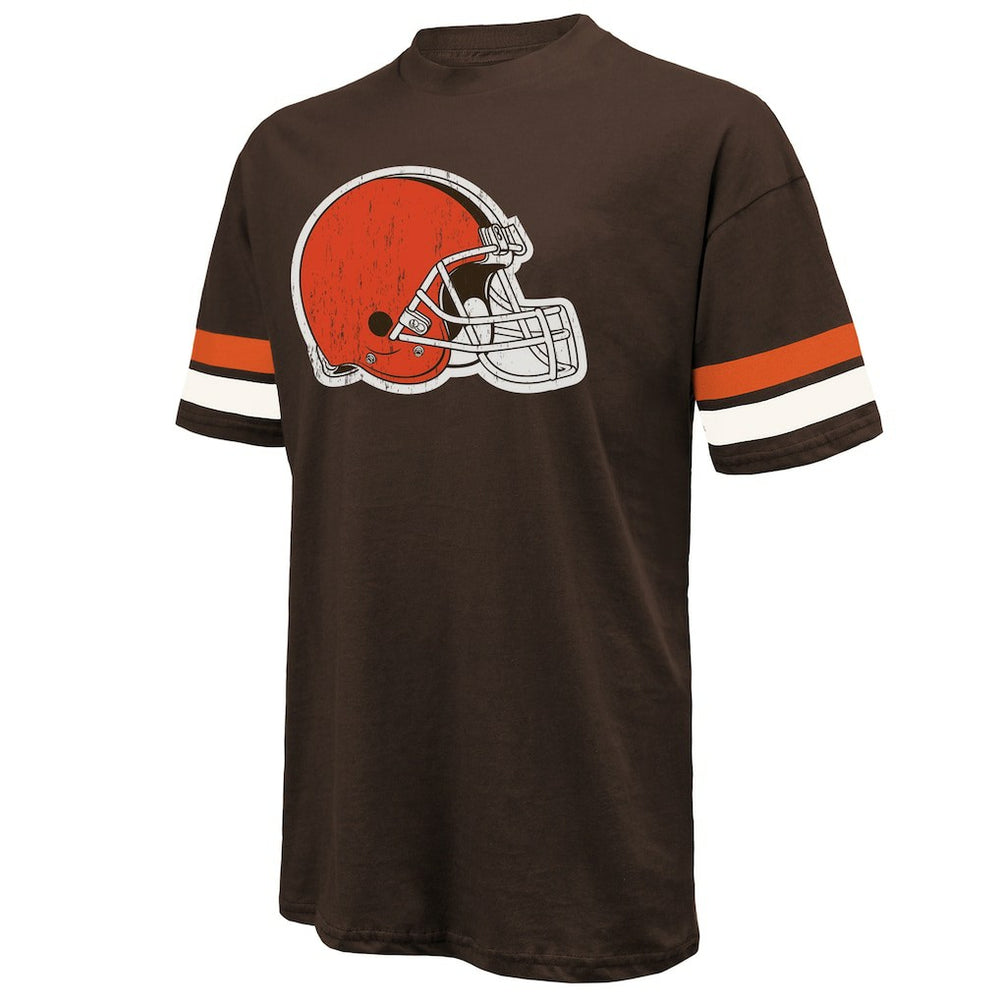 Shedeur Sanders  Majestic Threads 2025 NFL Draft Oversized T-Shirt - Cleveland Browns