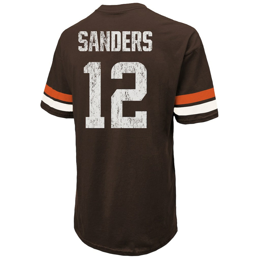 Shedeur Sanders  Majestic Threads 2025 NFL Draft Oversized T-Shirt - Cleveland Browns