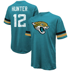 Travis Hunter  Majestic Threads 2025 NFL Draft First Round Pick Oversized T-Shirt - Jacksonville Jaguars