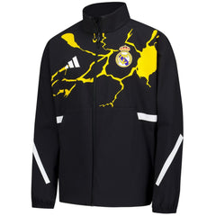 Real Madrid x Marvel Youth Anthem Full-Zip Jacket - Adidas Black