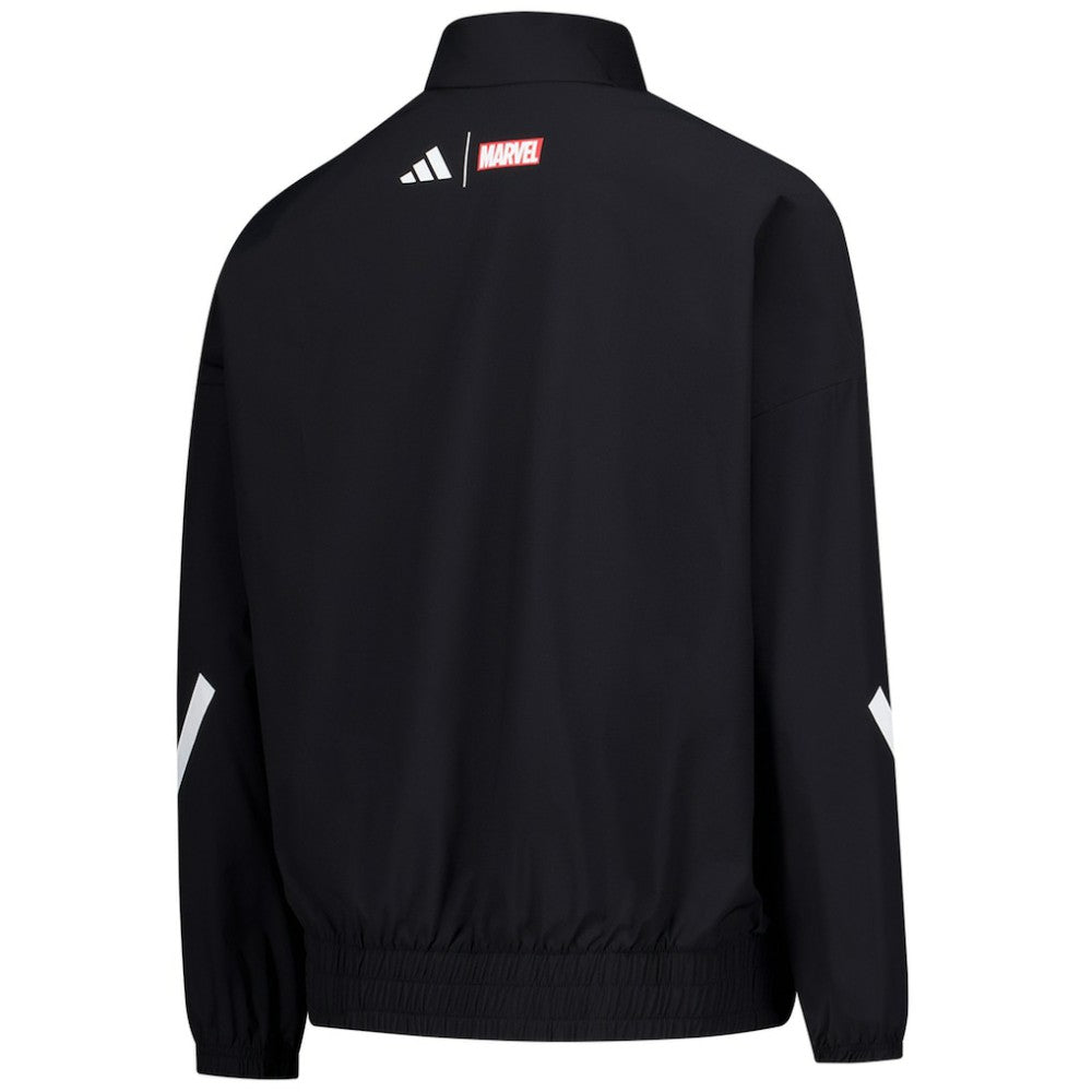 Real Madrid x Marvel Youth Anthem Full-Zip Jacket - Adidas Black