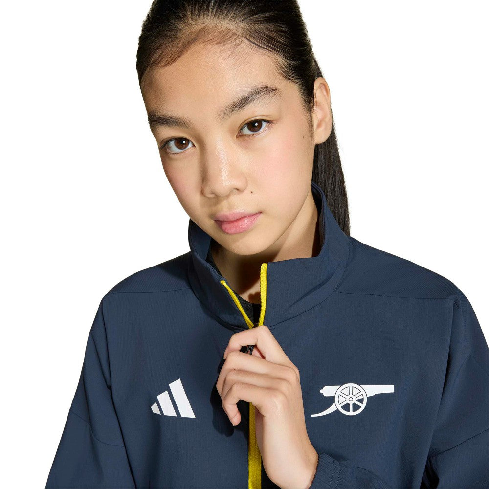 Arsenal Youth 2025/26 Club Anthem Full-Zip Jacket - Adidas Navy