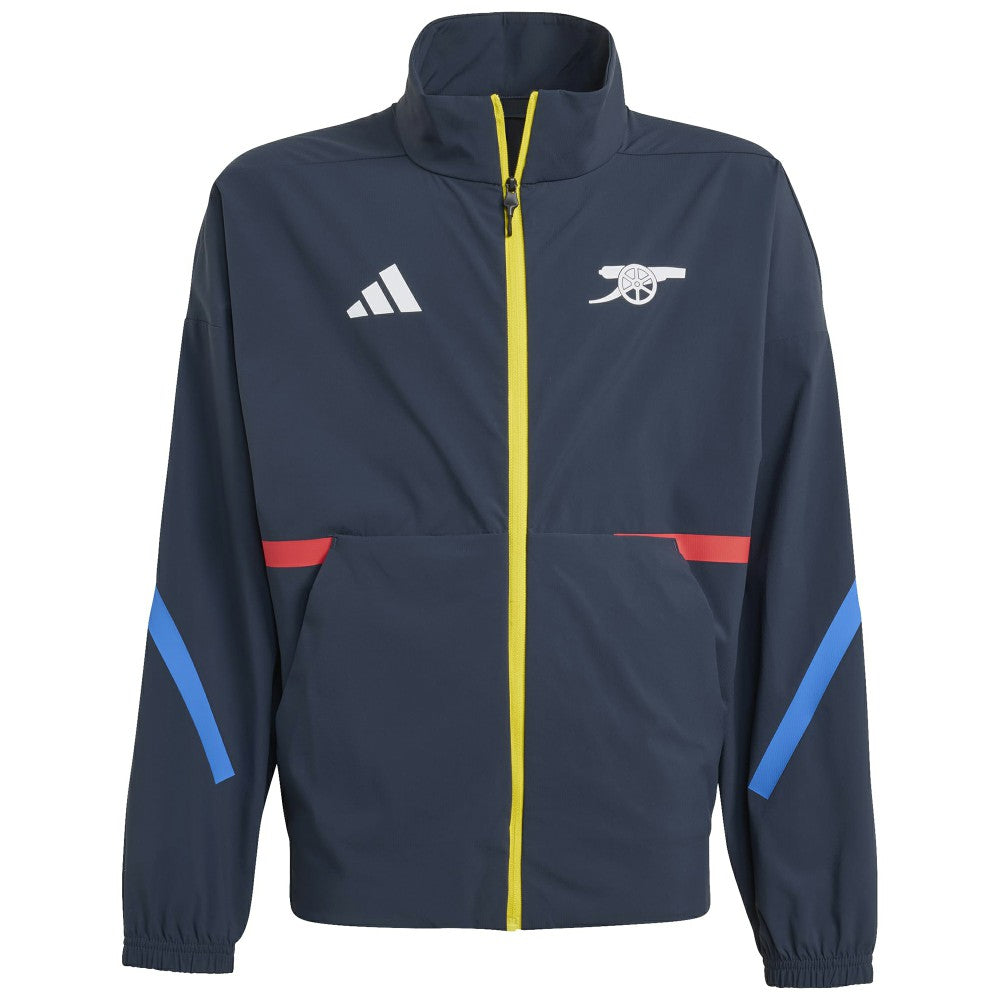 Arsenal Youth 2025/26 Club Anthem Full-Zip Jacket - Adidas Navy
