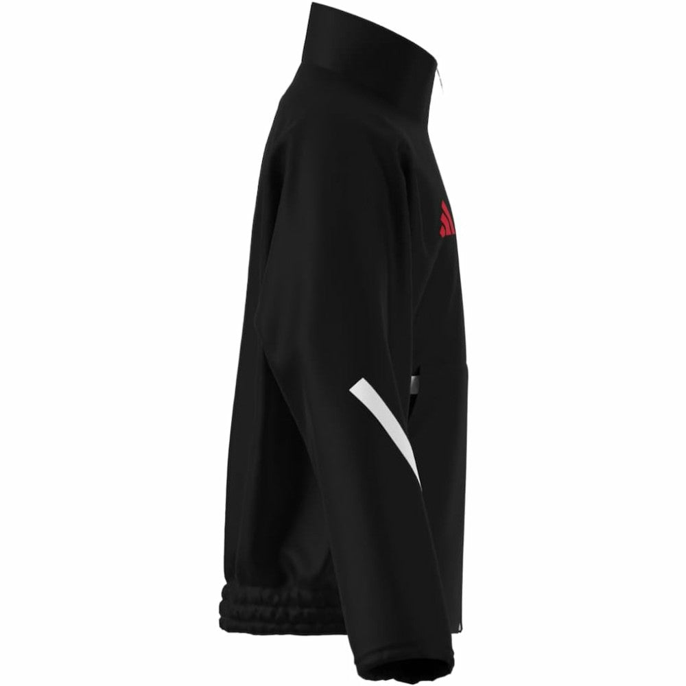 Manchester United Youth 2025/26 Club Anthem Full-Zip Jacket - Adidas Black