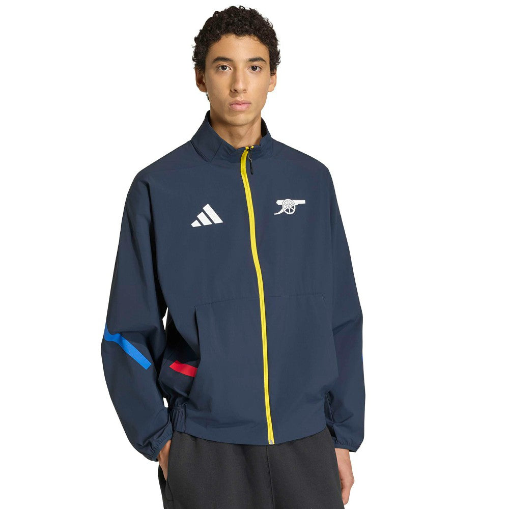 Arsenal 2025/26 Club Anthem Full-Zip Jacket - Adidas Navy
