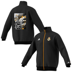 Real Madrid x Marvel Youth Track Jacket - Adidas Black