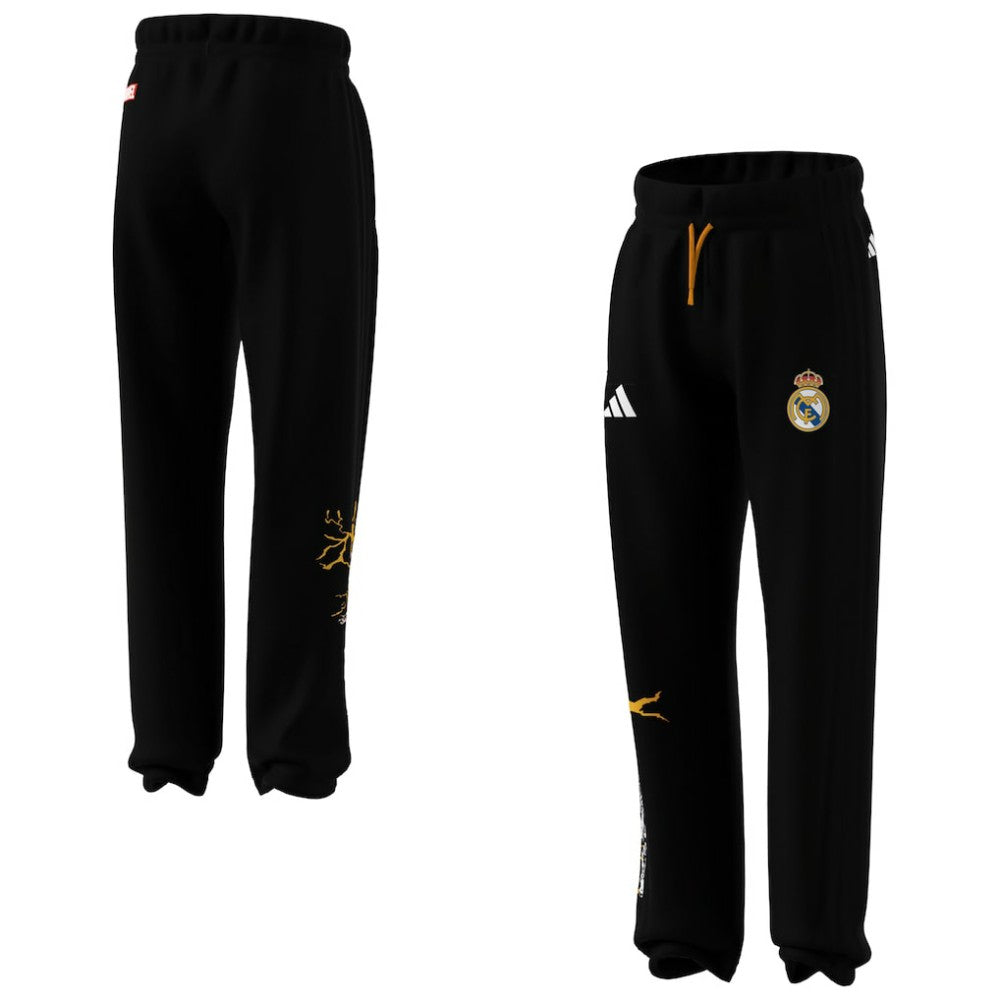 Real Madrid x Marvel Youth Track Pants - Adidas Black