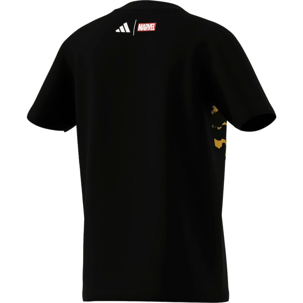 Real Madrid x Marvel Youth Graphic T-Shirt - Adidas Black