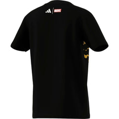 Real Madrid x Marvel Youth Graphic T-Shirt - Adidas Black
