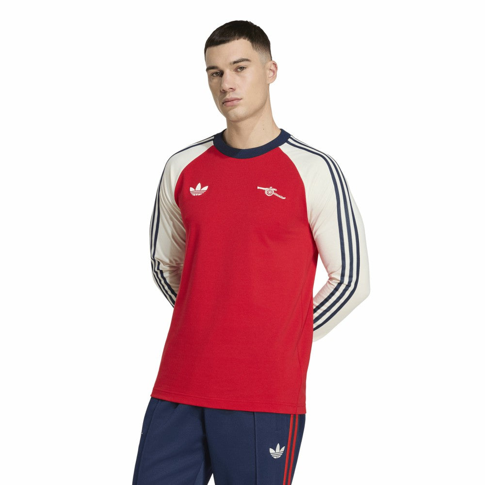 Arsenal Originals Culturewear Originals Long Sleeve T-Shirt - Adidas Red