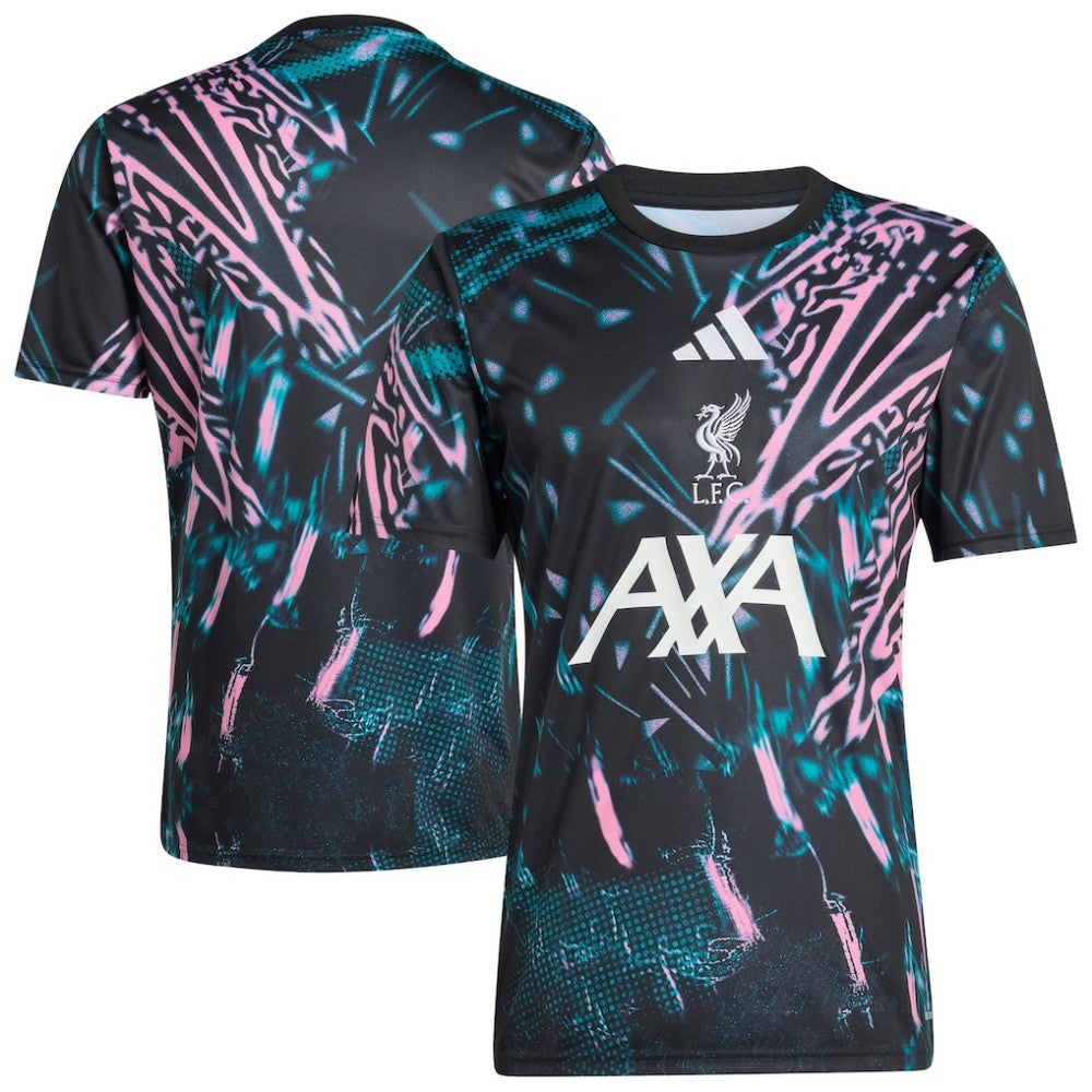 Liverpool 2025/26 Pre-Match Training Jersey - Adidas Black