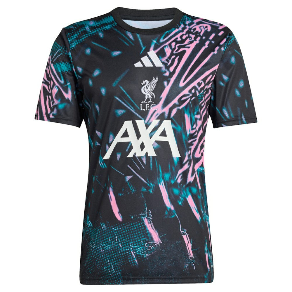 Liverpool 2025/26 Pre-Match Training Jersey - Adidas Black