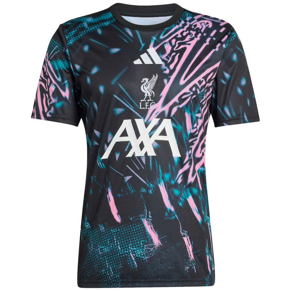 Liverpool 2025/26 Pre-Match Training Jersey - Adidas Black