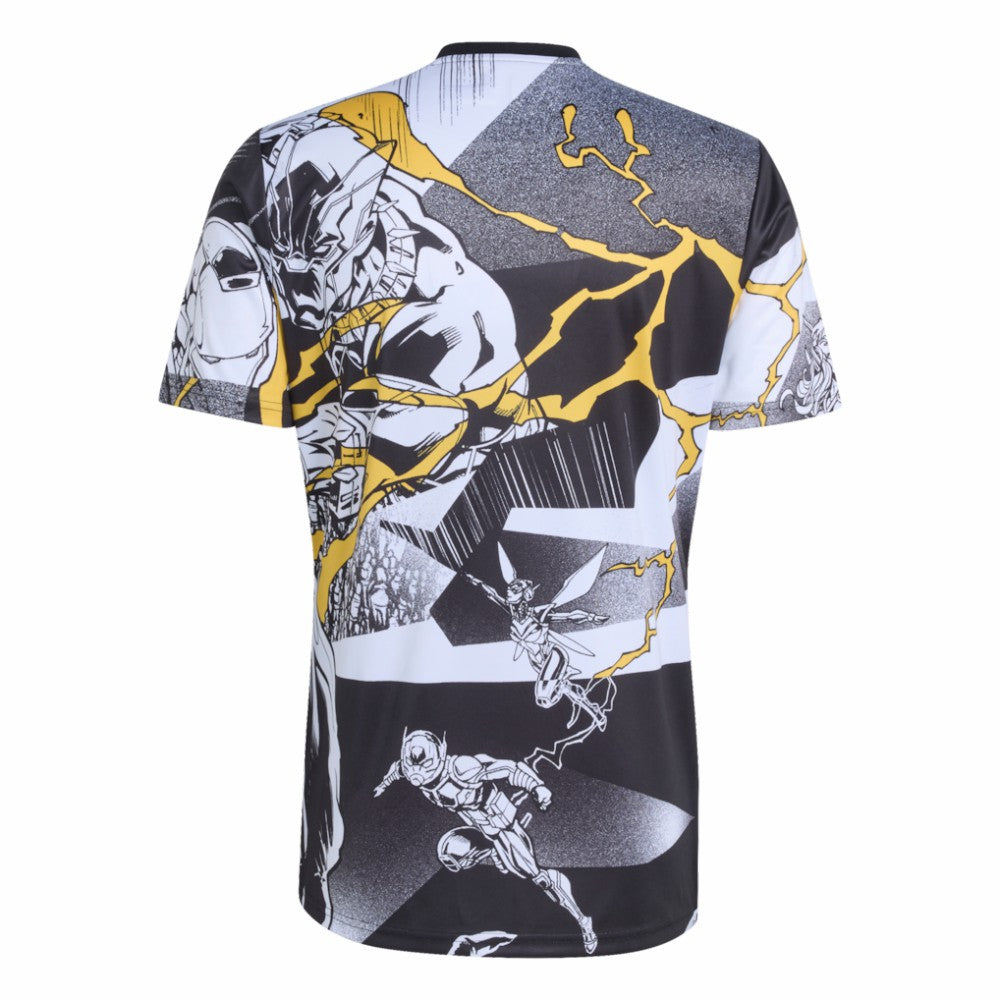 Real Madrid x Marvel AEROREADY 2025/26 Pre-Match Top - Adidas White