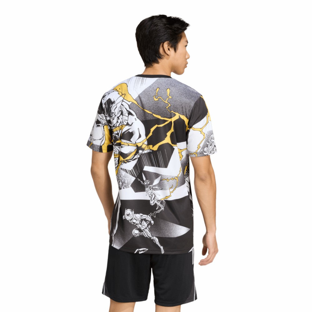 Real Madrid x Marvel AEROREADY 2025/26 Pre-Match Top - Adidas White