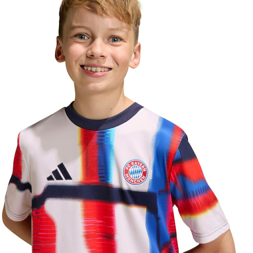 Bayern Munich Youth 2025/26 Pre-Match Training Jersey - Adidas Navy