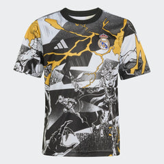 Real Madrid x Marvel Youth AEROREADY 2025/26 Pre-Match Top - Adidas White