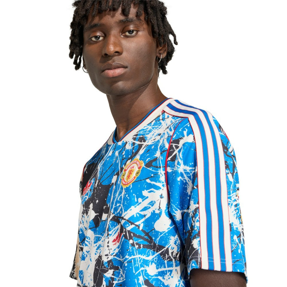 Manchester United X Stone Roses Replica Jersey - Adidas Blue