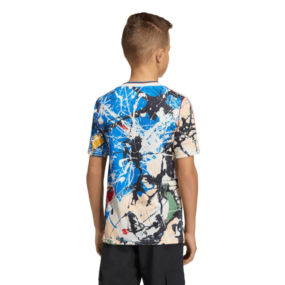 Manchester United X Stone Roses Youth Replica Jersey - Adidas Blue