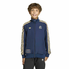 Club America Youth Terrace Icons Full-Zip Track Top - Adidas Navy