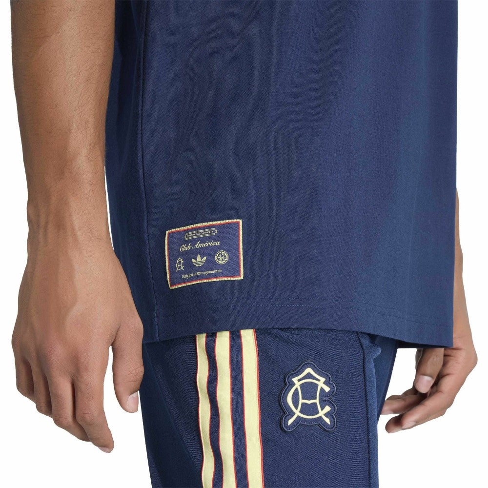 Club America Terrace Icons T-Shirt - Adidas Navy