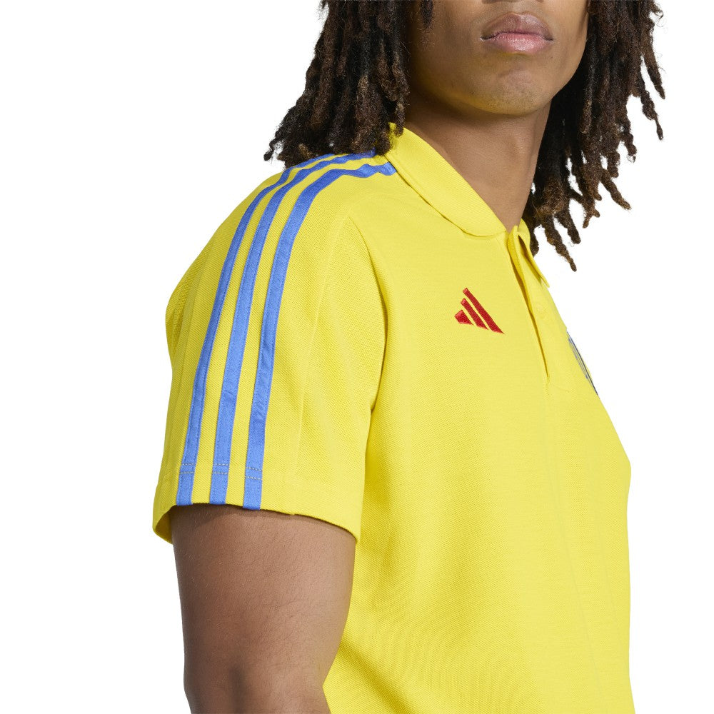 Club America 2025/26 DNA Alphaskin Polo - Adidas Yellow