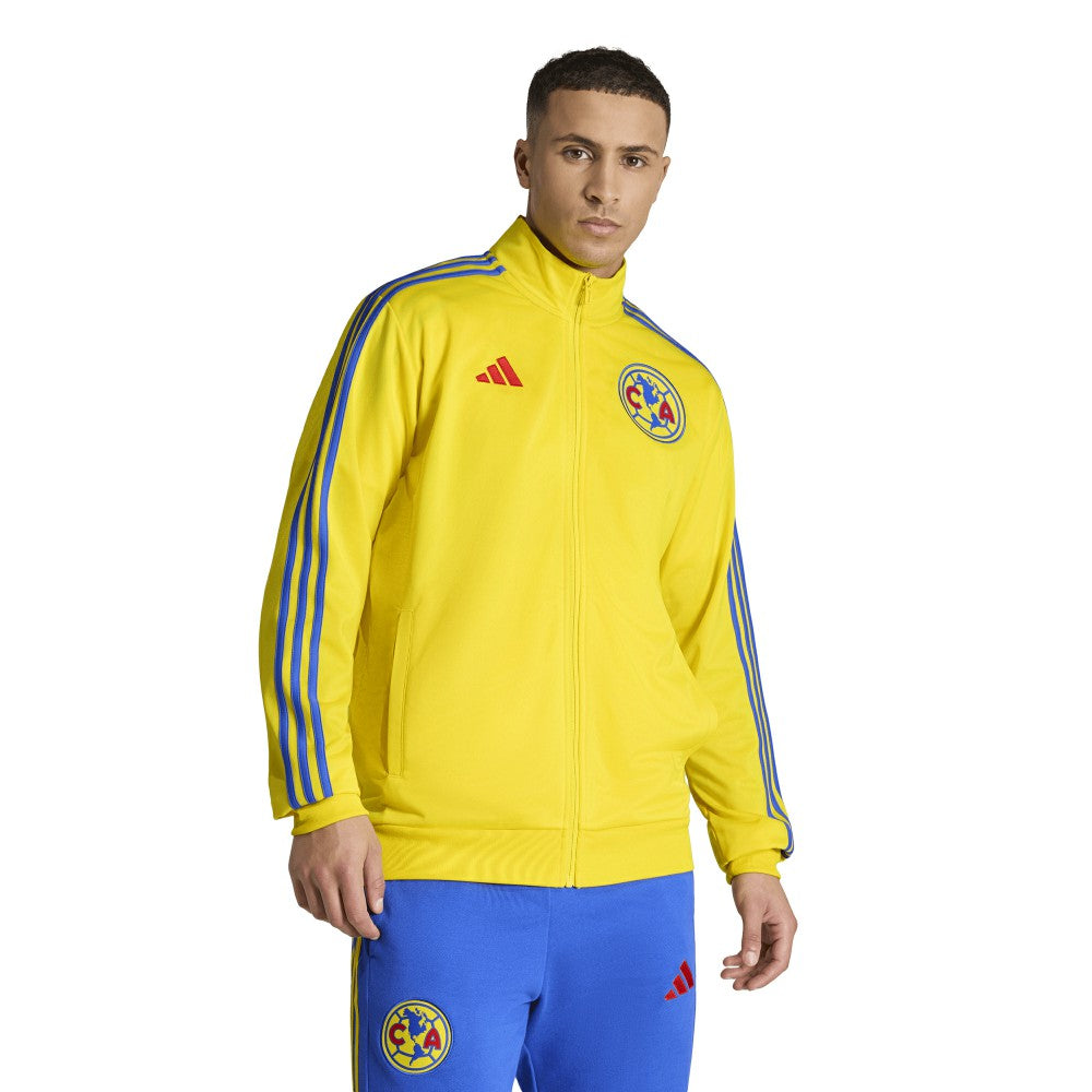 Club America 2025/26 DNA Alphaskin Full-Zip Track Jacket - Adidas Yellow