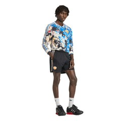 Manchester United X Stone Roses Long Sleeve Replica Jersey - Adidas Blue