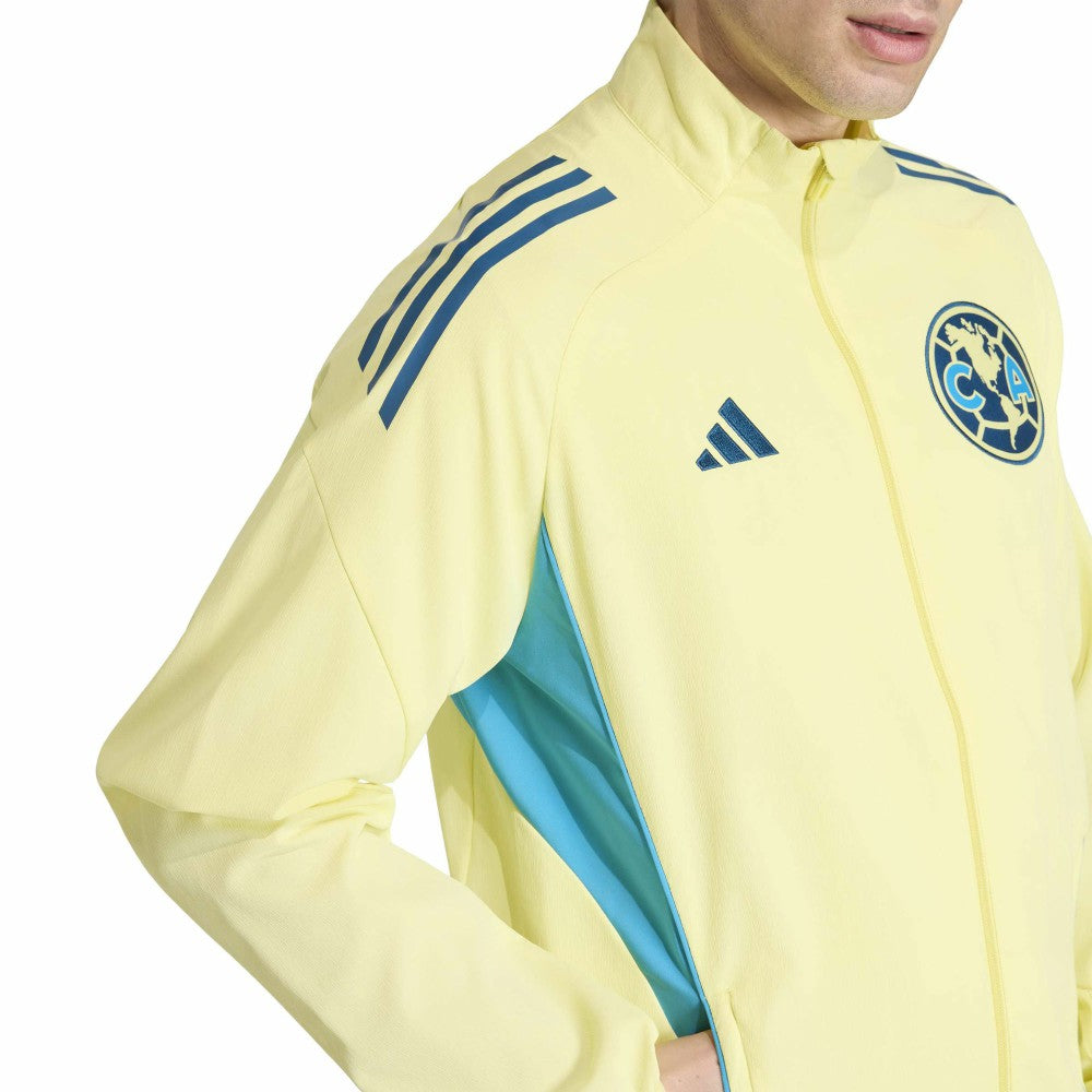 Club America Tiro 2025/26 Full-Zip Training Jacket - Adidas Yellow