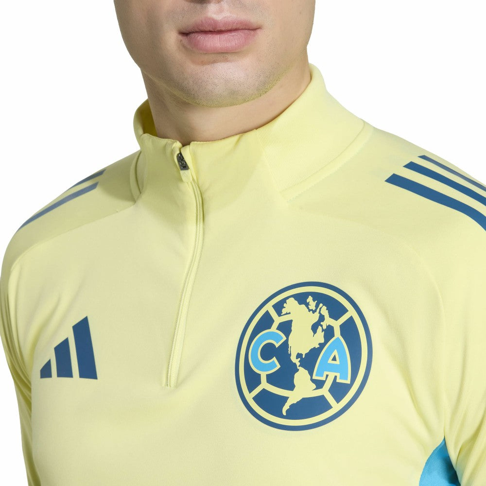 Club America Tiro 2025/26 AEROREADY Raglan Full-Zip Training Top - Adidas Yellow