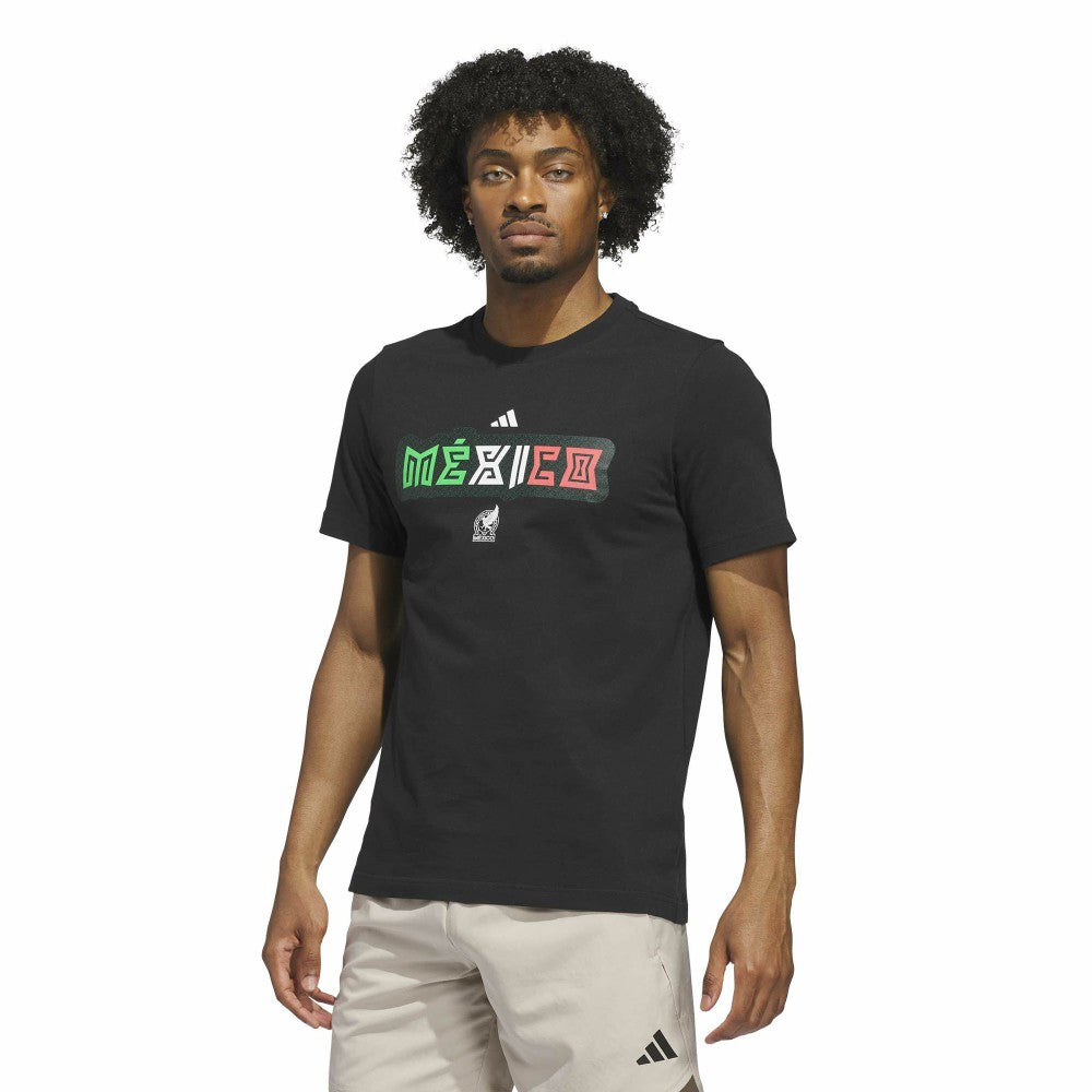 Mexico National Team Jersey Hook T-Shirt - Adidas Black