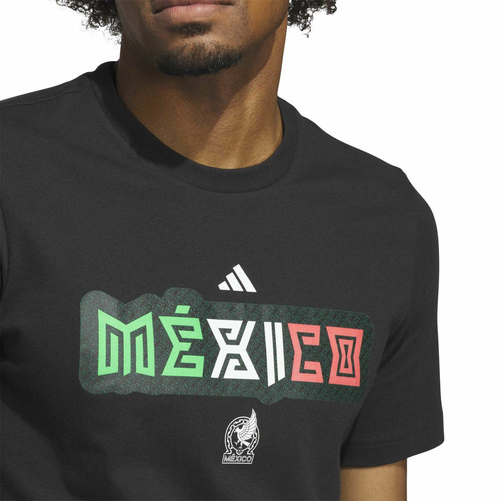 Mexico National Team Jersey Hook T-Shirt - Adidas Black