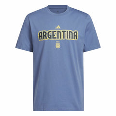 Argentina National Team Jersey Hook T-Shirt - Adidas Blue