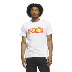 Spain National Team Jersey Hook T-Shirt - Adidas White