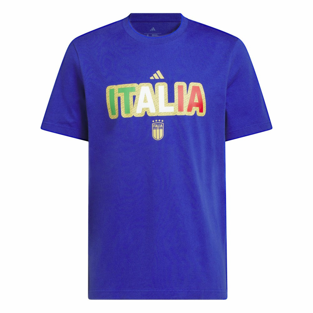 Italy National Team Jersey Hook T-Shirt - Adidas Blue