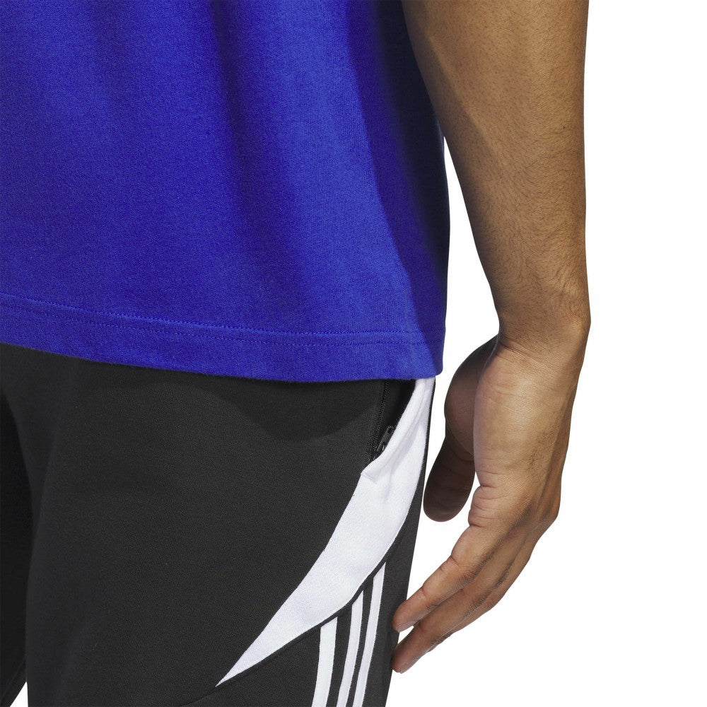 Italy National Team Jersey Hook T-Shirt - Adidas Blue