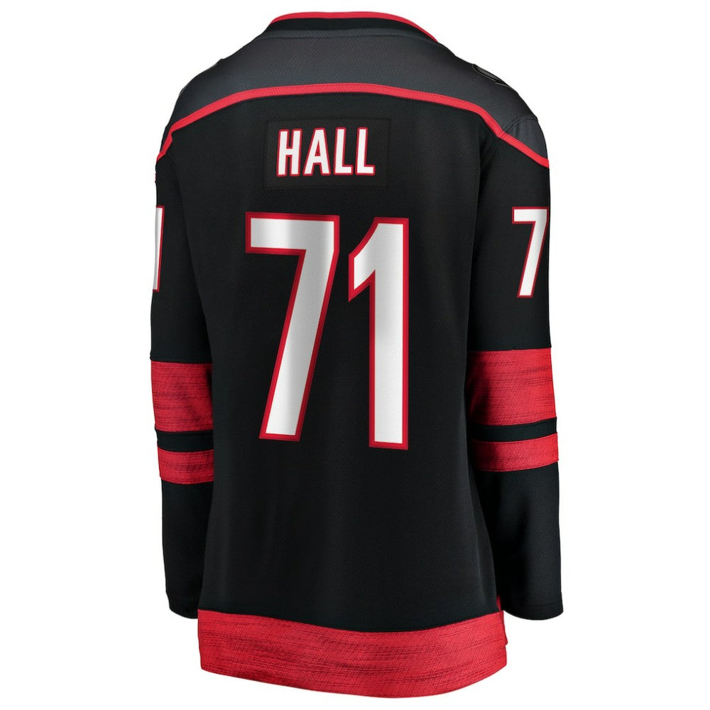 NHL Black Taylor Hall Carolina Hurricanes Fanatics Women's Home Breakaway Player Jersey