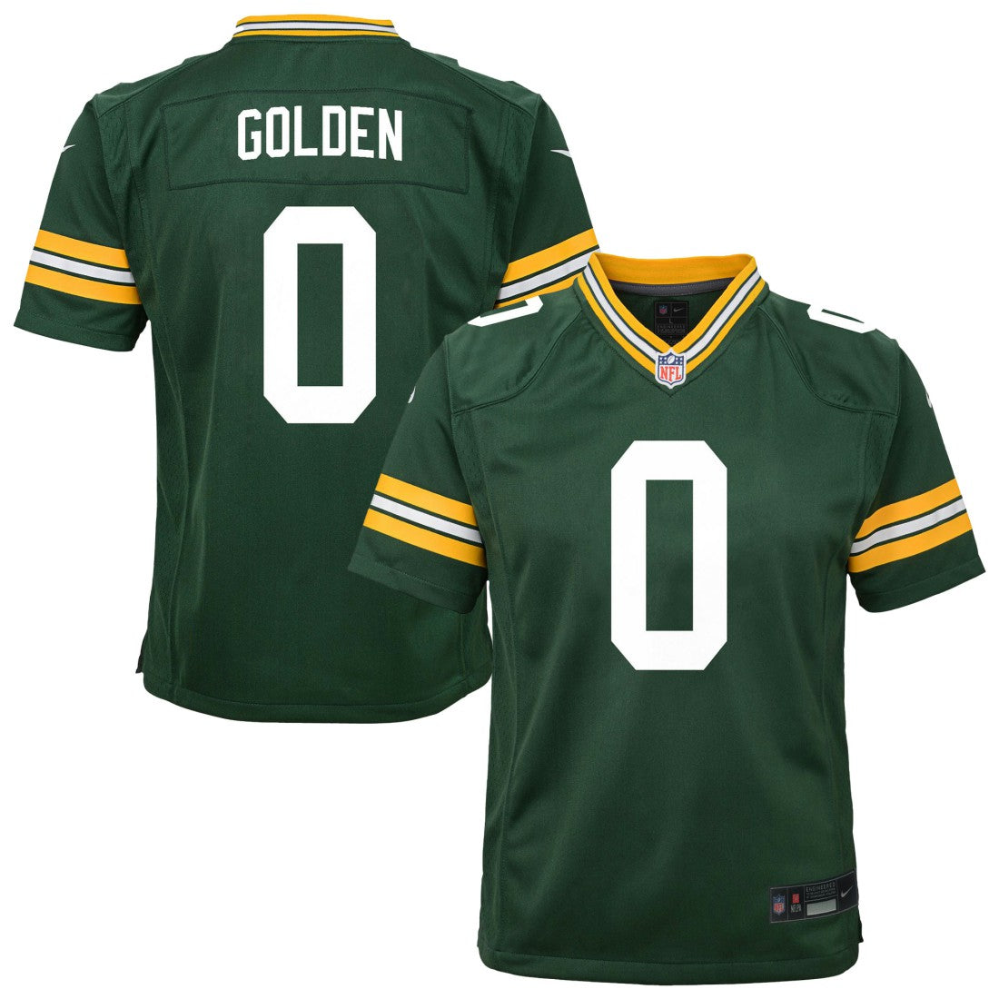 Matthew Golden  Youth Team Game Jersey - Green Bay Packers