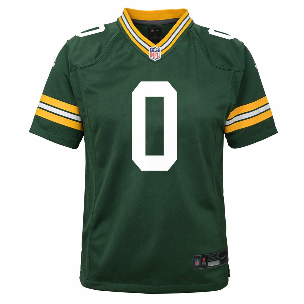 Matthew Golden  Youth Team Game Jersey - Green Bay Packers