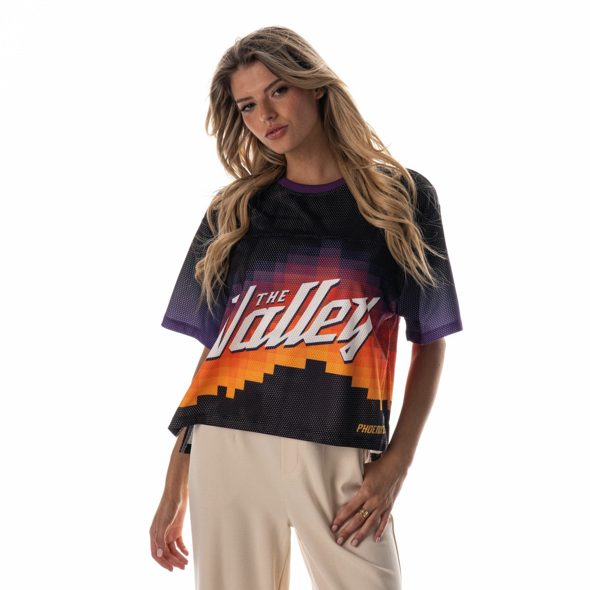 NBA Phoenix Suns The Wild Collective Unisex 2025/26 City Edition Boxy Mesh T-Shirt