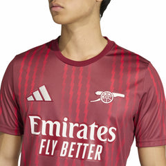 Arsenal 2025/26 Pre-Match Training Jersey - Adidas Red