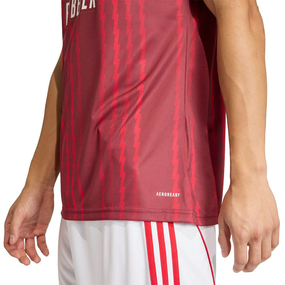 Arsenal 2025/26 Pre-Match Training Jersey - Adidas Red