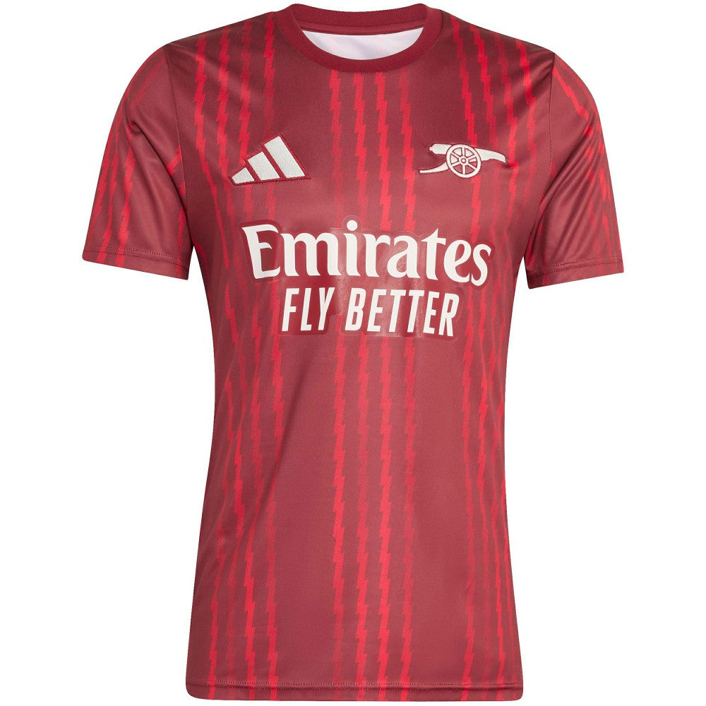 Arsenal 2025/26 Pre-Match Training Jersey - Adidas Red