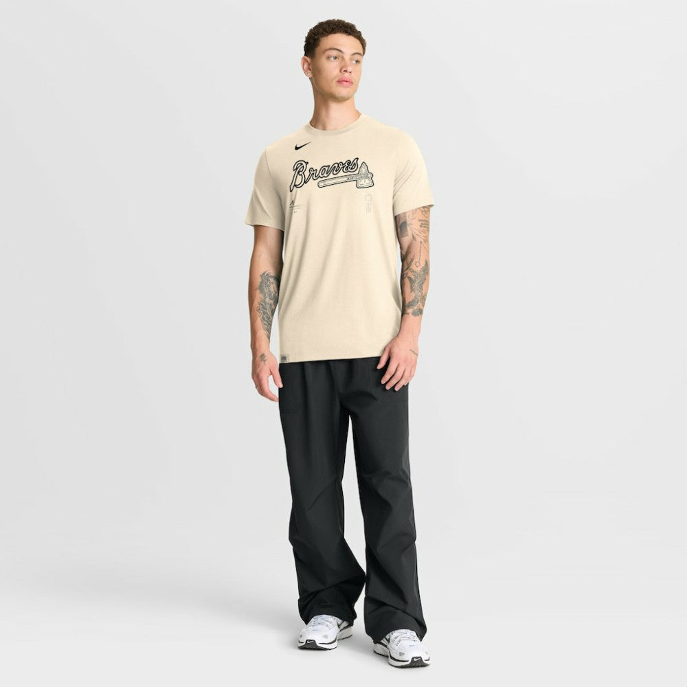 MLB Atlanta Braves Nike Wordmark Tri-Blend T-Shirt