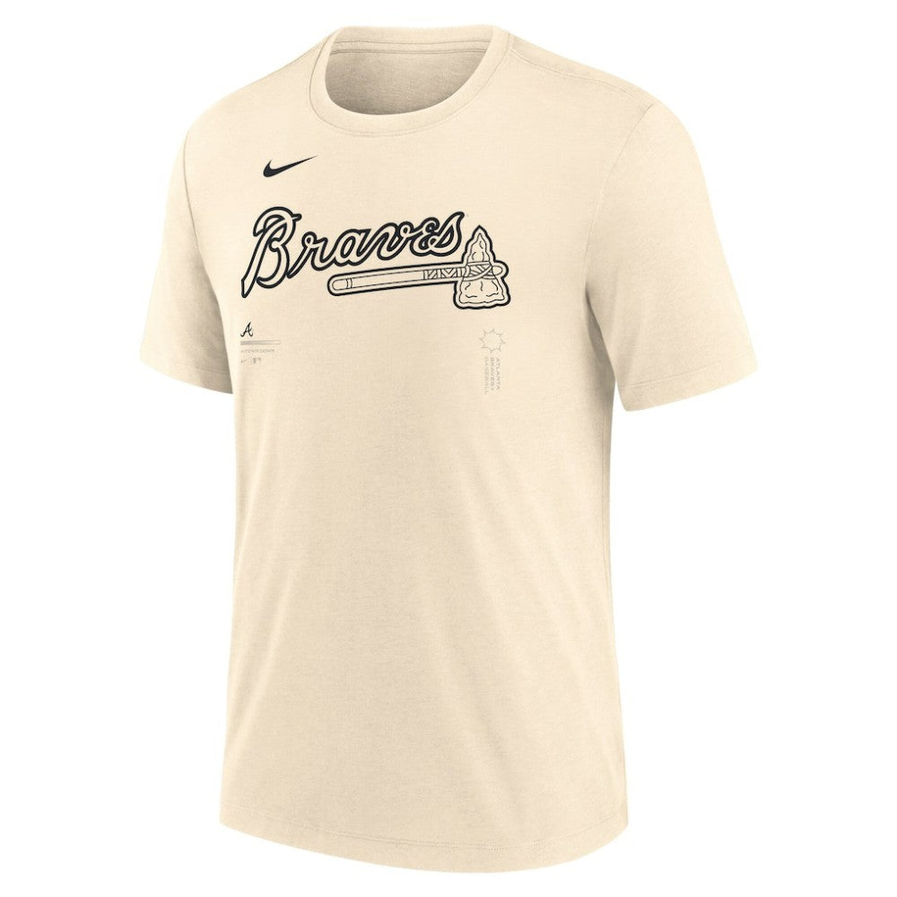 MLB Atlanta Braves Nike Wordmark Tri-Blend T-Shirt