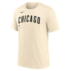 MLB Chicago Cubs Nike Wordmark Tri-Blend T-Shirt
