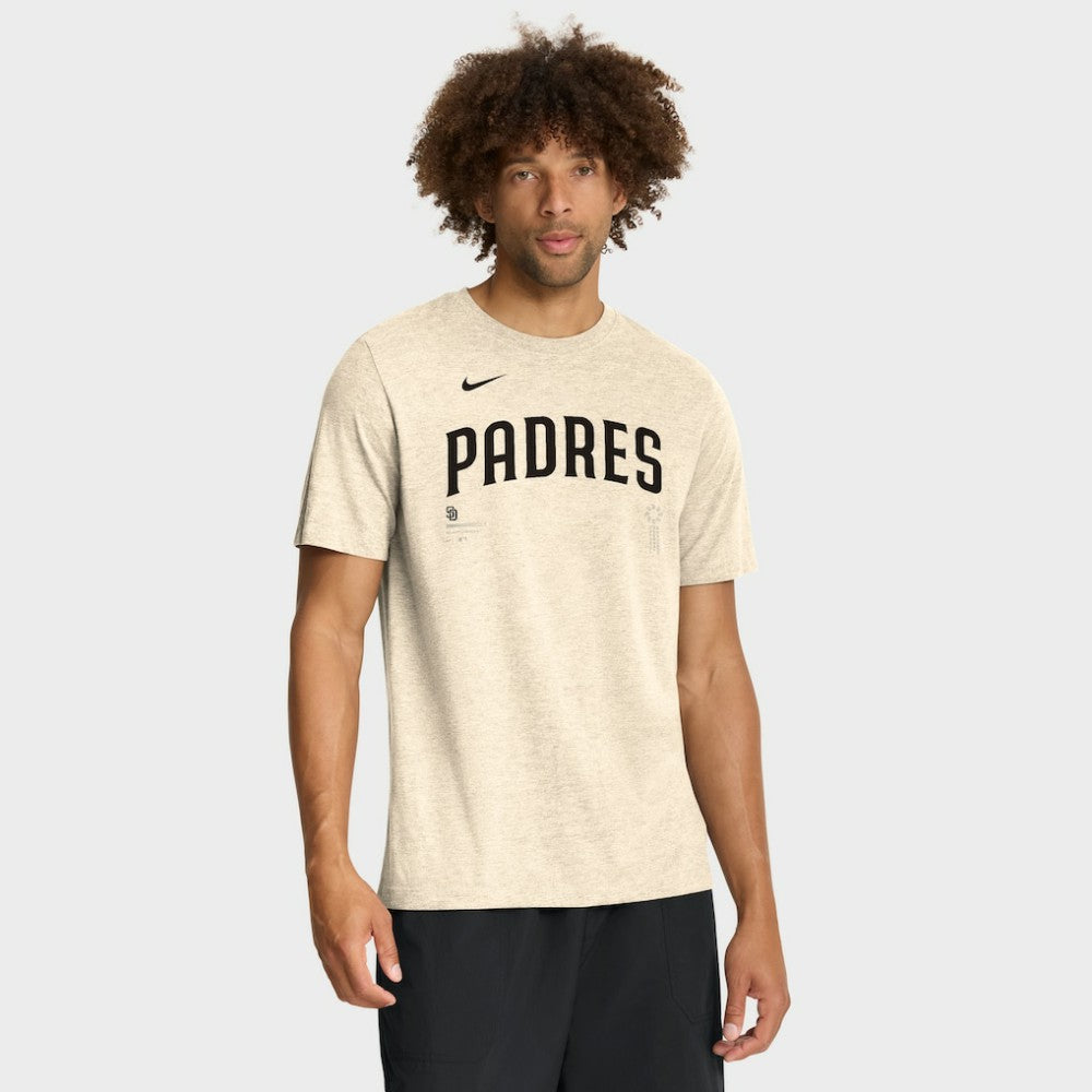 MLB San Diego Padres Nike Wordmark Tri-Blend T-Shirt