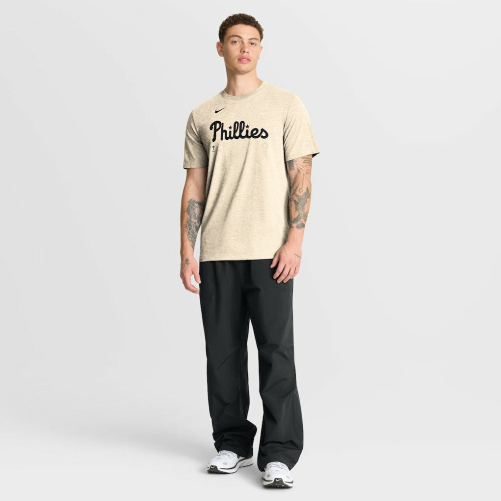MLB Philadelphia Phillies Nike Wordmark Tri-Blend T-Shirt