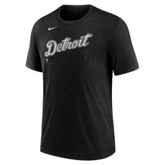 MLB Detroit Tigers Nike Wordmark Tri-Blend T-Shirt